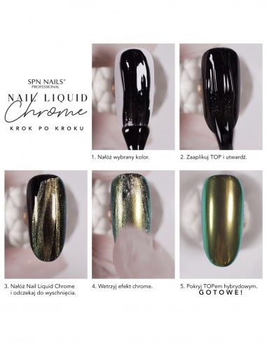 Nail Liquid Chrome Sunset 8ml