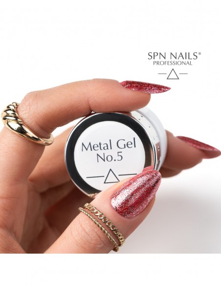 Metal Gel No.5 Cherry Red