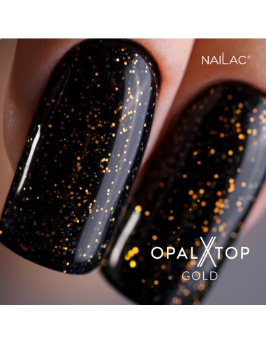Top Coat OpalX Top Gold NaiLac 7ml