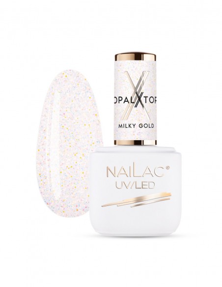 Top Coat OpalX Top Milk Gold NaiLac 7ml Top Coat OpalX Top Milk Gold NaiLac 7ml