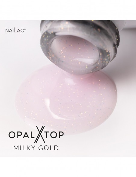 Top Coat OpalX Top Milk Gold NaiLac 7ml Top Coat OpalX Top Milk Gold NaiLac 7ml