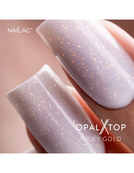 Top Coat OpalX Top Milk Gold NaiLac 7ml Top Coat OpalX Top Milk Gold NaiLac 7ml