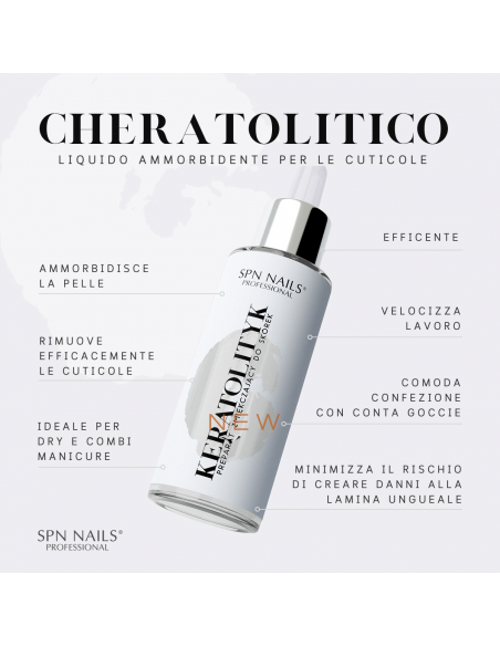 Cheratolitico per rimozione cuticole 30ml