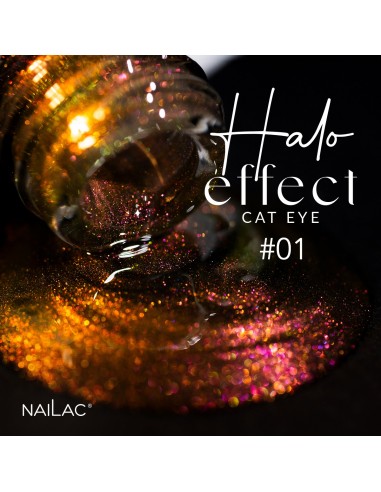 Smalto semipermanente Cat Eye #01 Halo Effect NaiLac 7ml