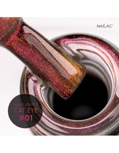 Smalto semipermanente Cat Eye #01 Halo Effect NaiLac 7ml
