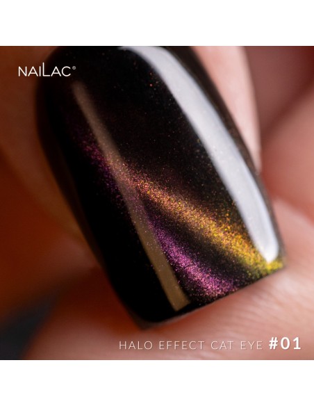 Smalto semipermanente Cat Eye #01 Halo Effect NaiLac 7ml Smalto semipermanente Cat Eye #01 Halo Effect NaiLac 7ml