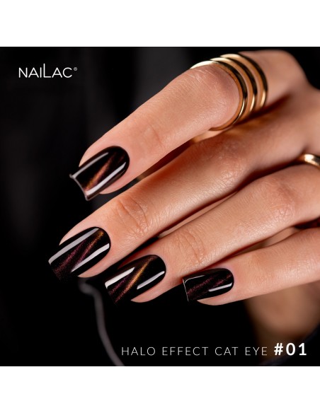 Smalto semipermanente Cat Eye #01 Halo Effect NaiLac 7ml Smalto semipermanente Cat Eye #01 Halo Effect NaiLac 7ml