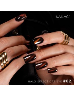 Smalto semipermanente Cat Eye #02 Halo Effect NaiLac 7ml 2