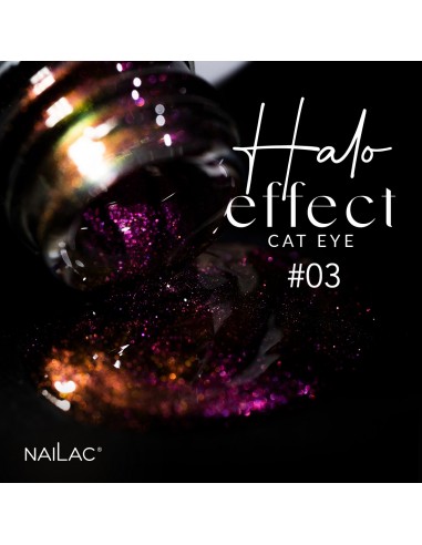 Smalto semipermanente Cat Eye #03 Halo Effect NaiLac 7ml