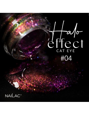 Smalto semipermanente Cat Eye #04 Halo Effect NaiLac 7ml