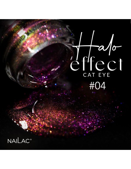 Smalto semipermanente Cat Eye #04 Halo Effect NaiLac 7ml Smalto semipermanente Cat Eye #04 Halo Effect NaiLac 7ml