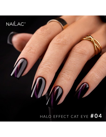 Smalto semipermanente Cat Eye #04 Halo Effect NaiLac 7ml Smalto semipermanente Cat Eye #04 Halo Effect NaiLac 7ml