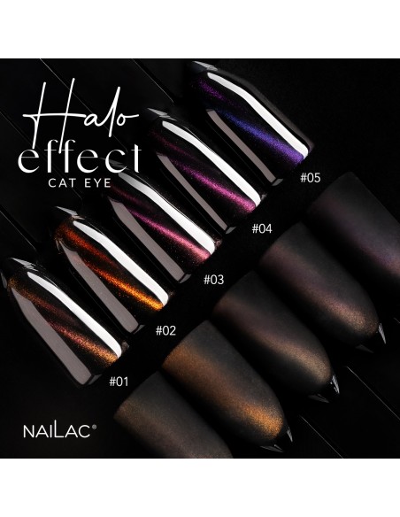 Smalto semipermanente Cat Eye #05 Halo Effect NaiLac 7ml Smalto semipermanente Cat Eye #05 Halo Effect NaiLac 7ml