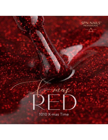 1008 1009 1010 Cofanetto Collezione X-MAS RED SPN Nails 1008 1009 1010 Cofanetto Collezione X-MAS RED SPN Nails