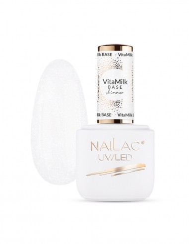 Base semipermanente VitaMilk Shimmer NaiLac 7ml