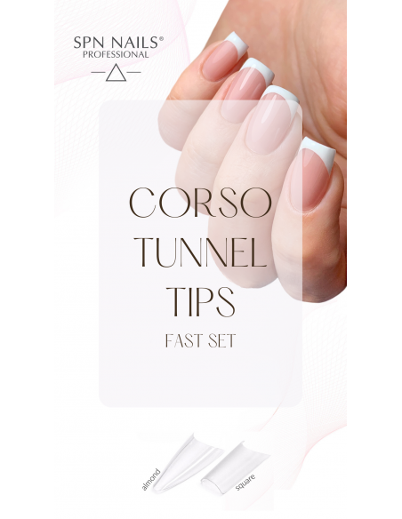 CORSO RICOSTRUZIONE UNGHIE TUNNEL TIPS FAST SET