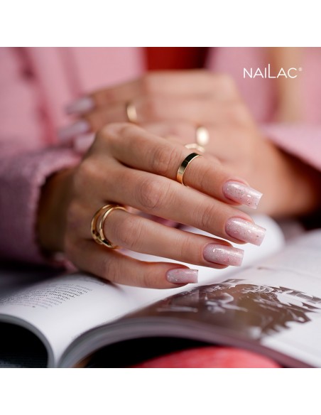 Rubber Base Glammy Milk&Powder NaiLac 7ml