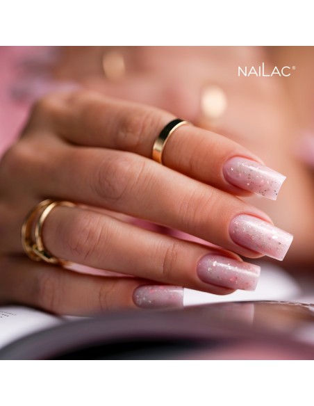 Rubber Base Glammy Milk&Powder NaiLac 7ml