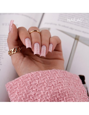 Rubber Base Glammy Milk&Purple NaiLac 7ml