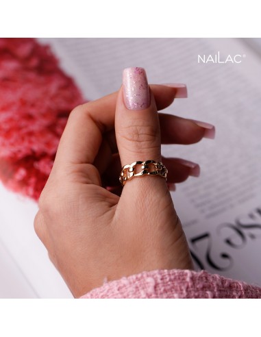 Rubber Base Glammy Milk&Purple NaiLac 7ml