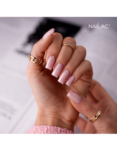 Rubber Base Glammy Milk&Purple NaiLac 7ml