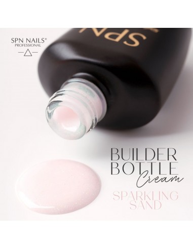 Gel Soak Off Builder Bottle Cream Sparkling Sand 10ml