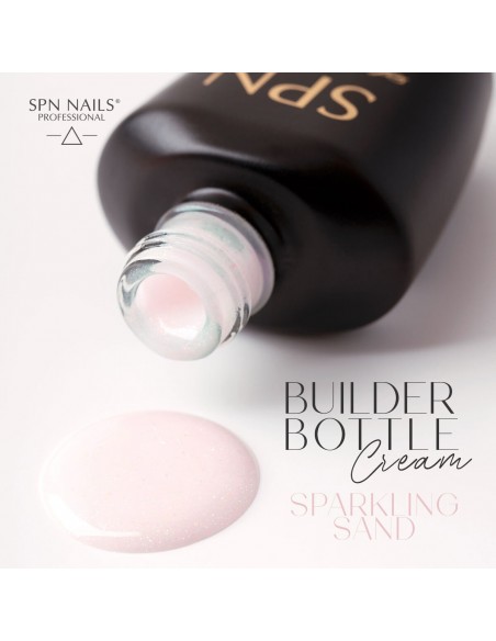 Gel Soak Off Builder Bottle Cream Sparkling Sand 10ml Gel Soak Off Builder Bottle Cream Sparkling Sand 10ml