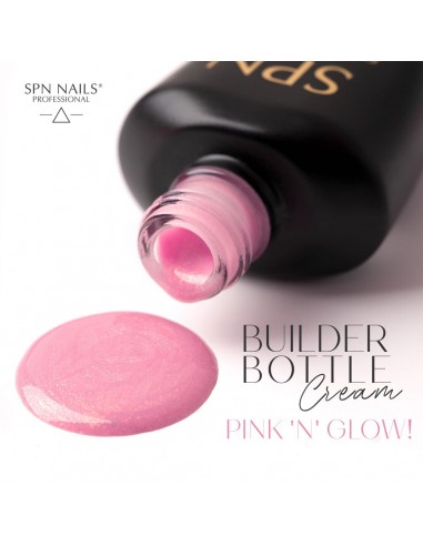 Gel Soak Off Builder Bottle Cream Pink 'n' Glow 10ml