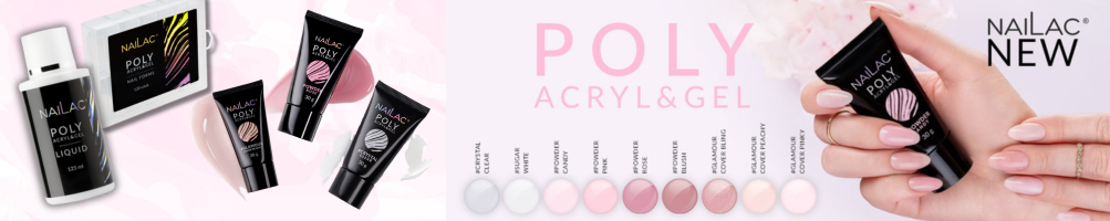 POLY AcryGel NaiLac 30g Acryl Gel in tubetto Ricostruzione unghie resistente e veloce