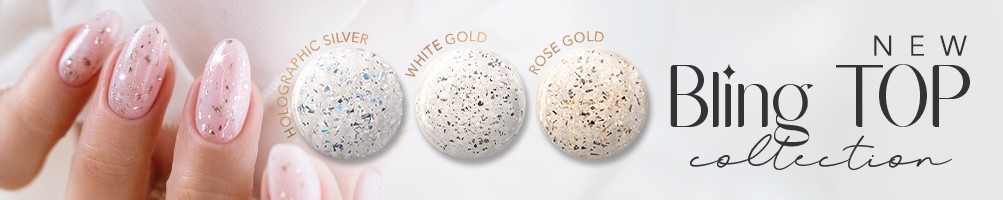 Bling Top Coat - unghie lucide e decorate in una passata