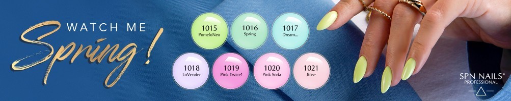 Smalto semipermanente pastello Collezione Watch Me Spring! SPN NAILS
