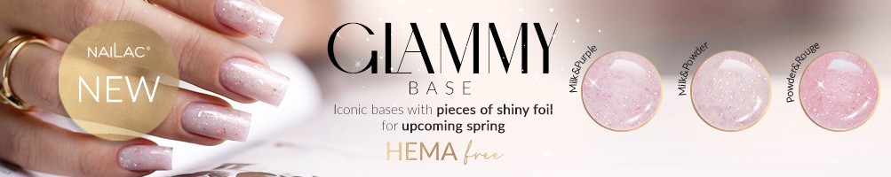 Glammy Rubber Base con scaglie olografiche scintillanti